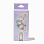 Baby Pink Icons Square Vegan Faux Nail Set - 24 Pack,