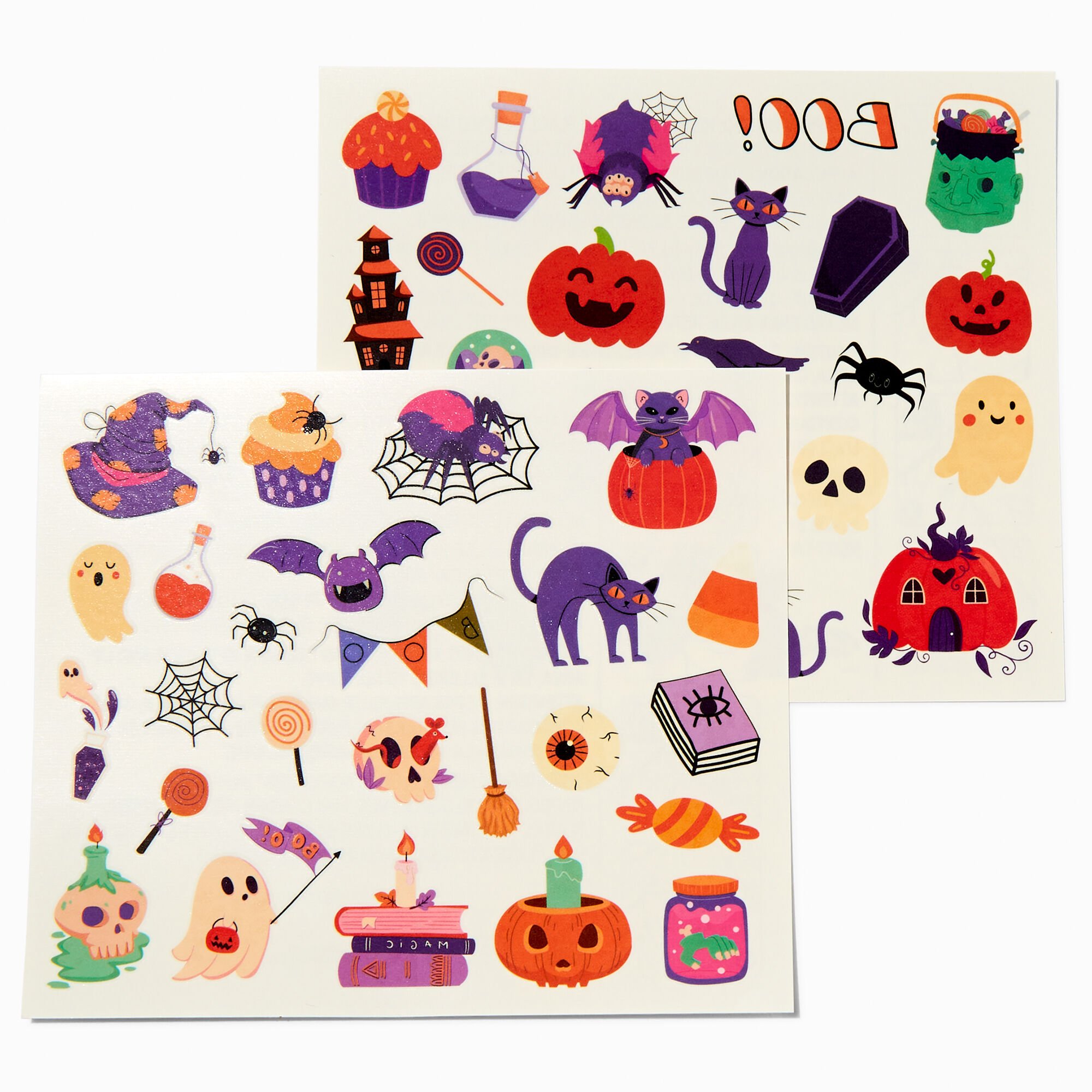 Ghoul Halloween Temporary Tattoos - 50 Pack,