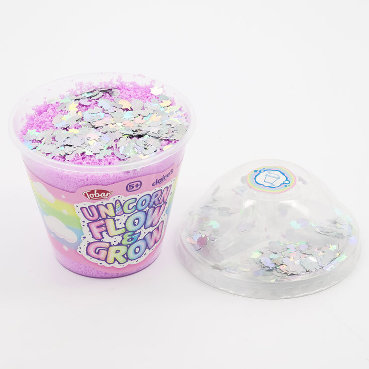 Unicorn Flow &amp; Grow Fluffy Putty Shaker Pot,