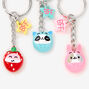 Dress Up Fruit Critters Best Friends Keychains - 5 Pack,