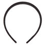 Wide Suede Headband - Black,
