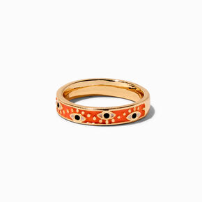 Claire&#39;s Club Evil Eye Enamel Rings - 5 Pack,