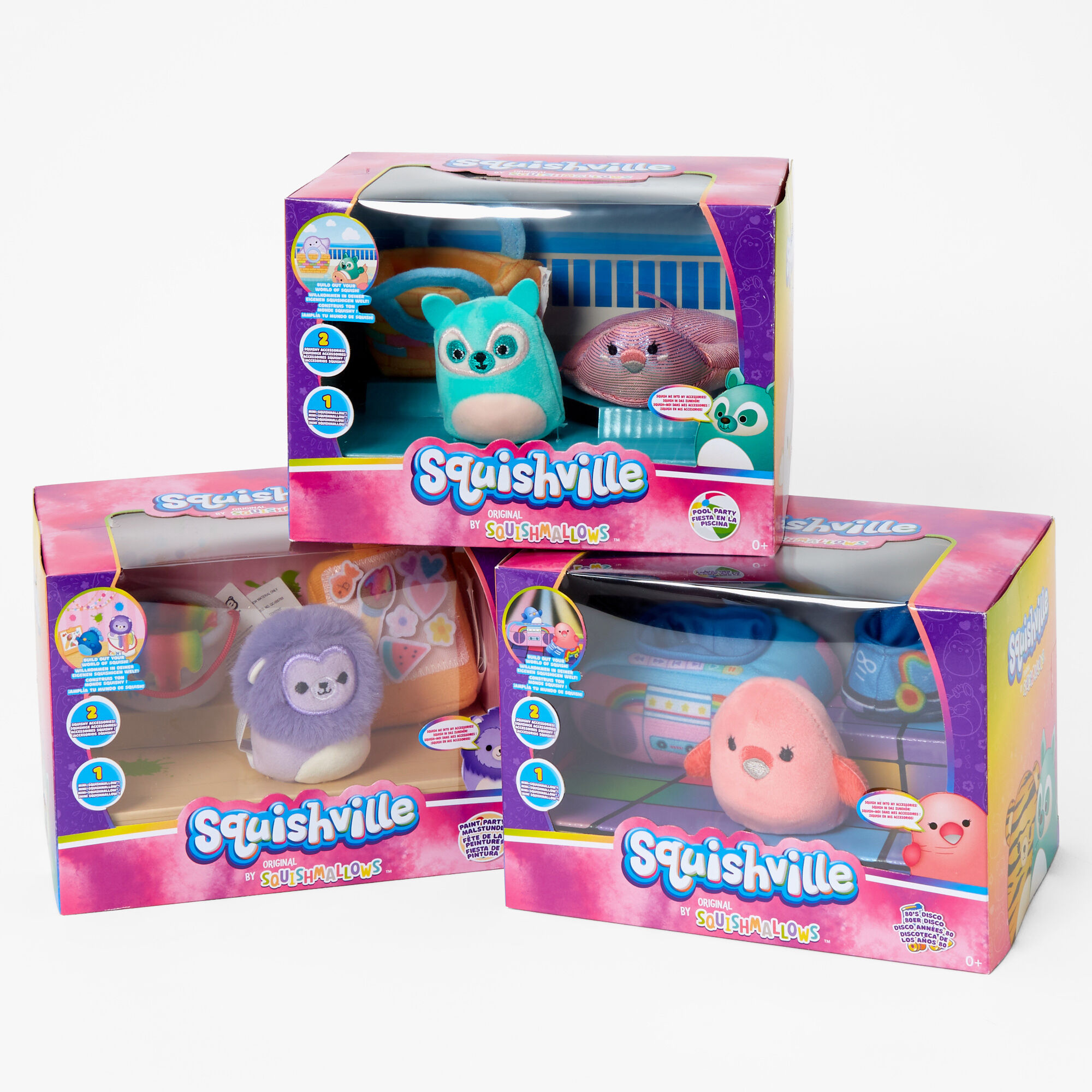 Squishmallows™ Squishville Mini Squishmallows™ Plush Toy Accessory Pack - Styles May Vary,