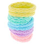 Claire&#39;s Club Pastel Honeycomb Hair Bobbles - 10 Pack,