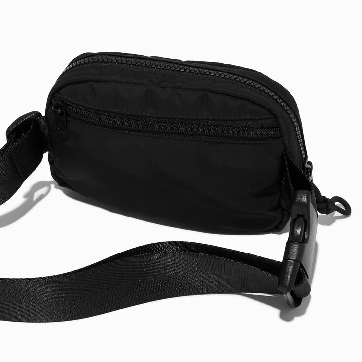 Black Nylon Belt Bag,