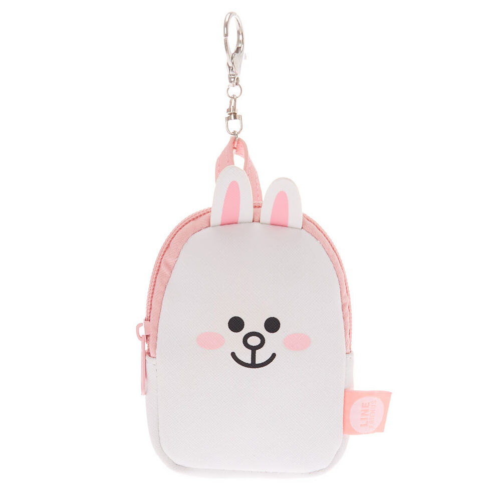 LINE FRIENDS Cony Mini Backpack Keyring White