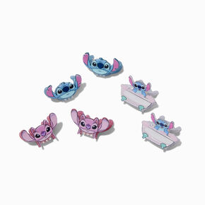 Disney Stitch Claire&#39;s Exclusive Slumber Party Mini Hair Claws - 6 Pack,