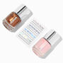 Pink Nail Polish &amp; Butterfly Gem Sticker Set - 3 Pack,