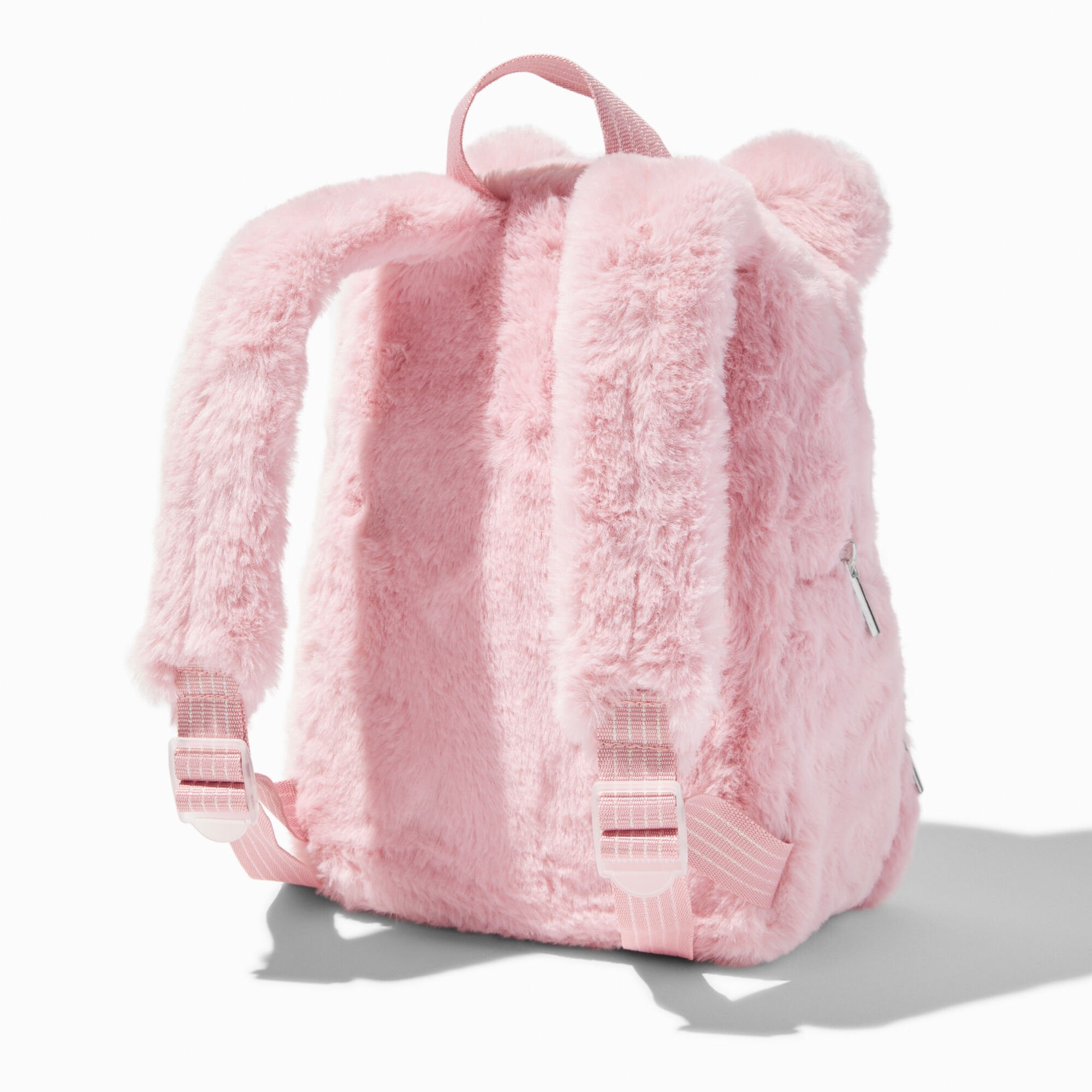 Claire's Club Furry Bear Backpack,