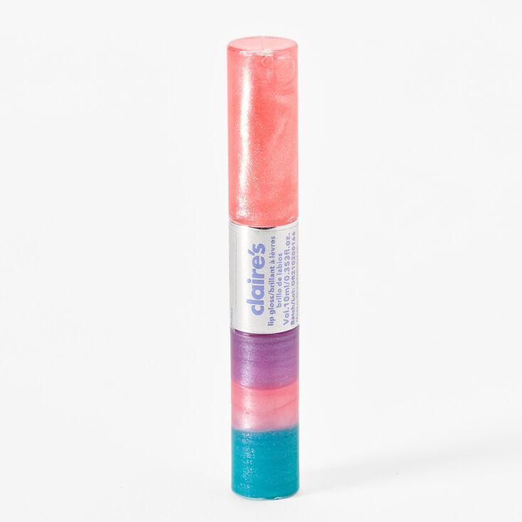 Double-Ended Lip Gloss Tube - Rainbow,