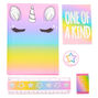 Pastel Rainbow Unicorn Stationery Set,