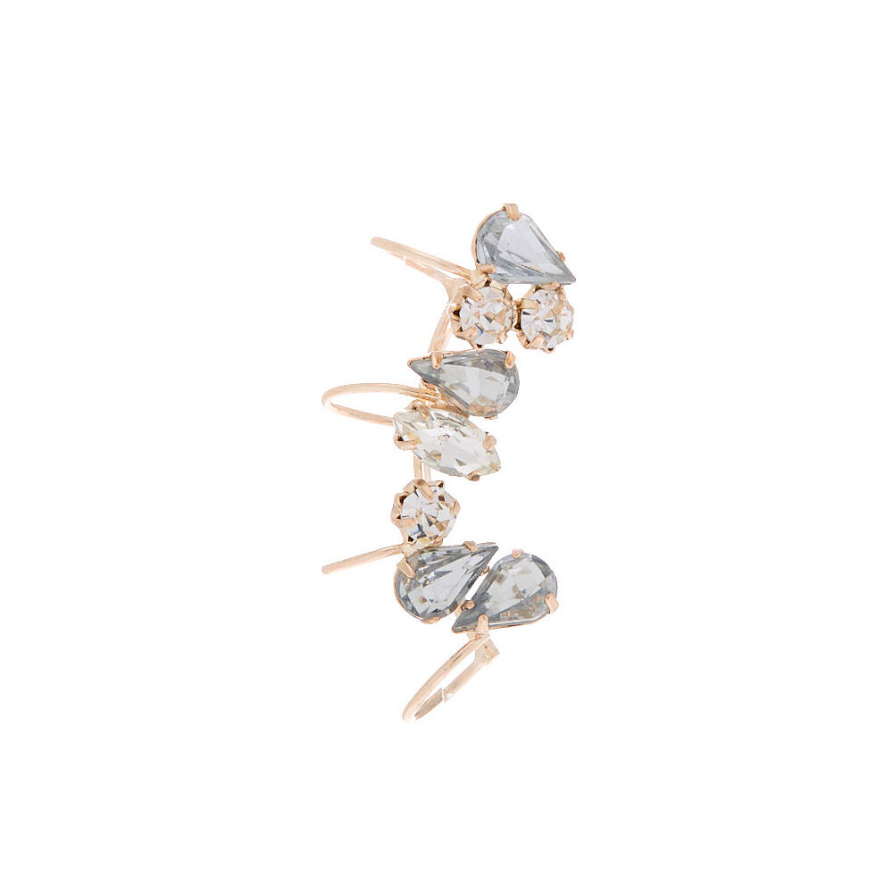 Crystal ear online cuff earrings