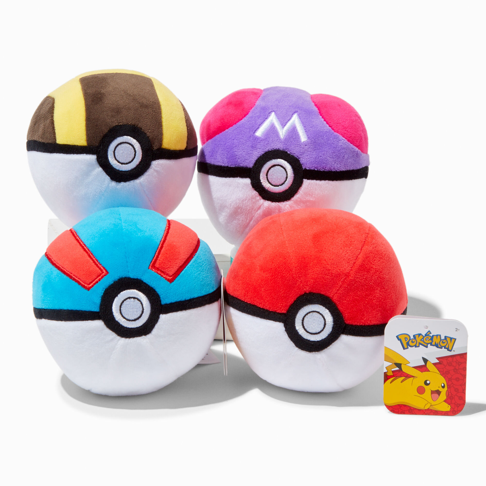 Pok mon 5 Pok Ball Plush Toy Styles Vary Claire s US