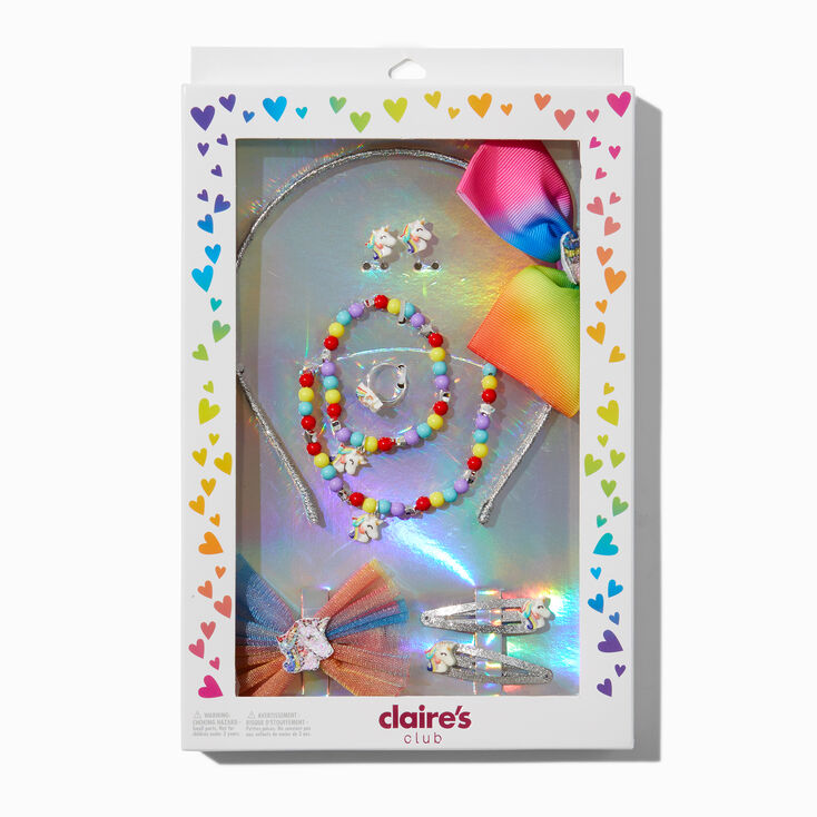 Claire&#39;s Club Unicorn Jewellery Gift Set - 9 Pack,