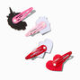 Valentine&#39;s Day Icons Glitter Snap Hair Clips,