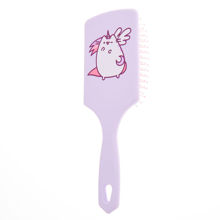 Claire's Brosse à cheveux super licorne de Pusheen™ couleur lilas