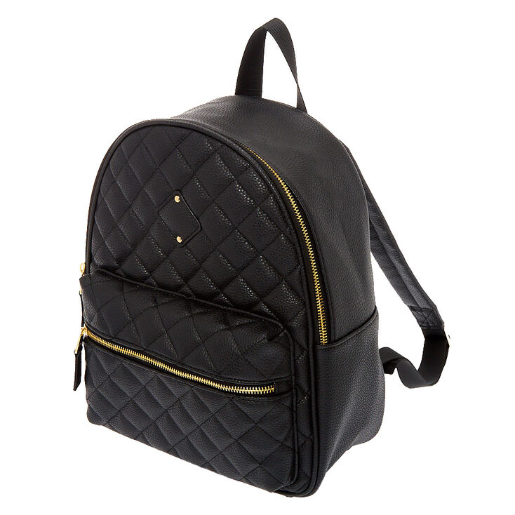 Sac &agrave; dos matelass&eacute; - Noir,