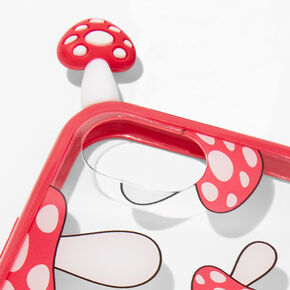 Red Mushrooms Clear Phone Case - Fits iPhone&reg; 6/7/8/SE,