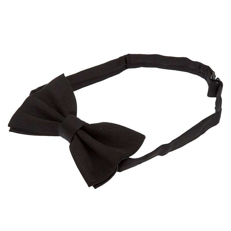 Chequered Suspenders and Bow Set - Black,