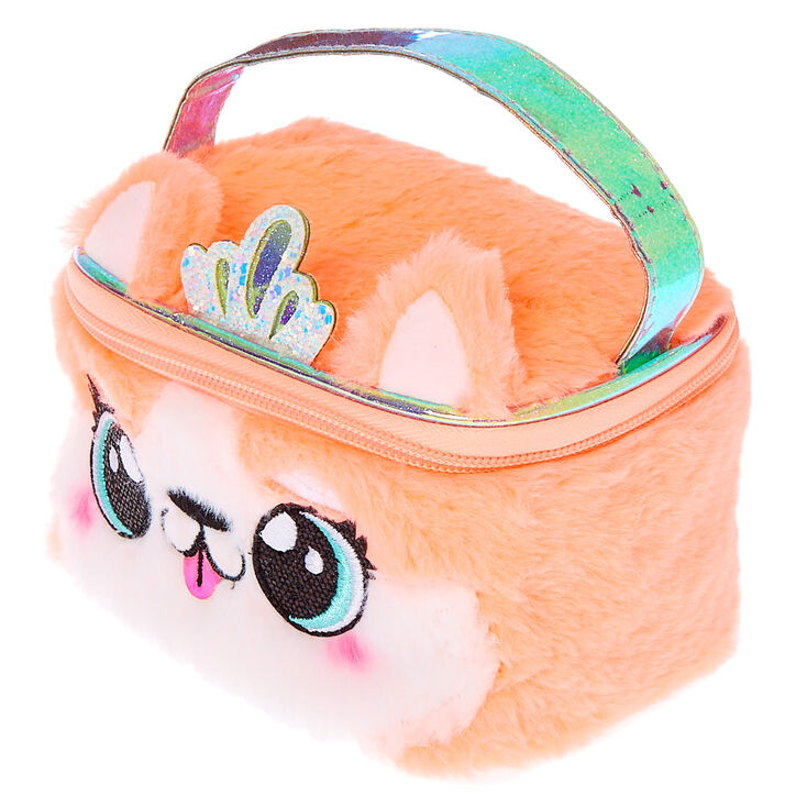 Queenie the Corgi Makeup Bag - Orange,