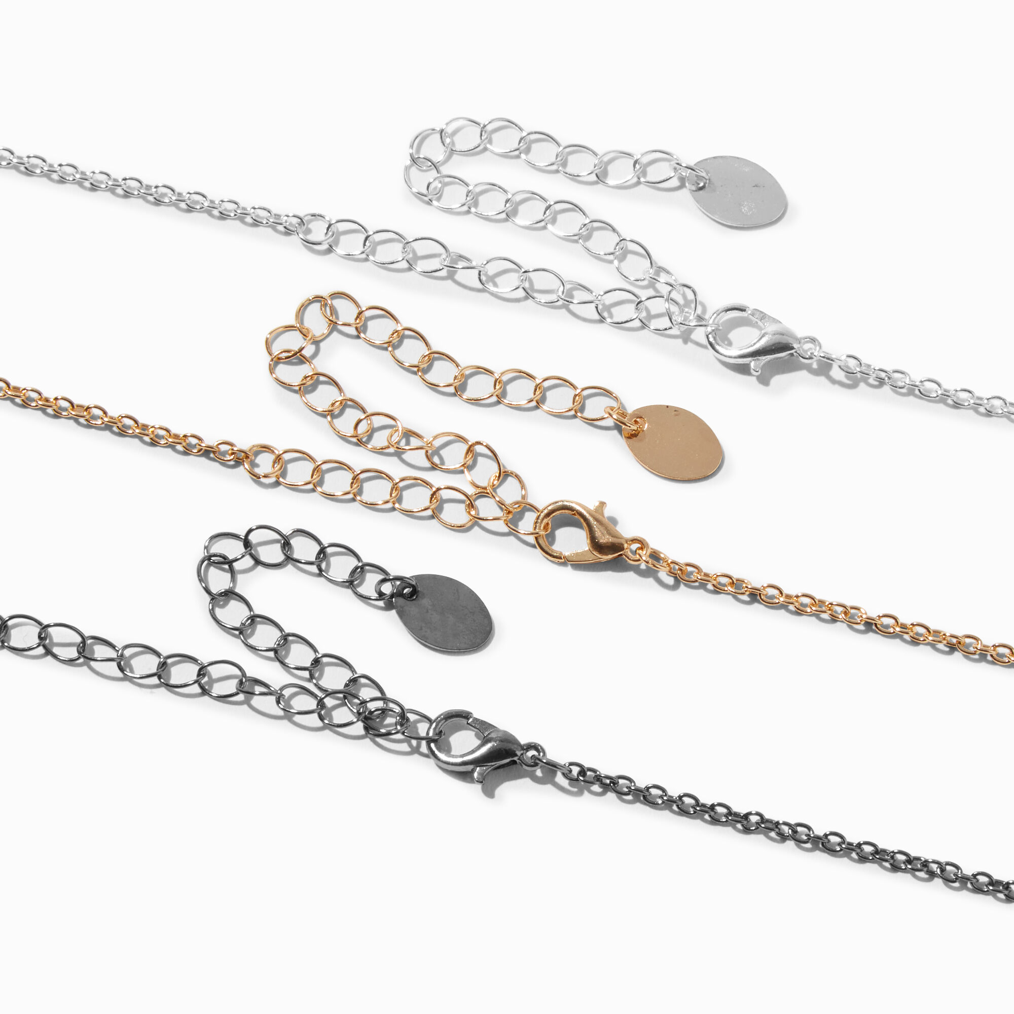 Metal ring necklace online