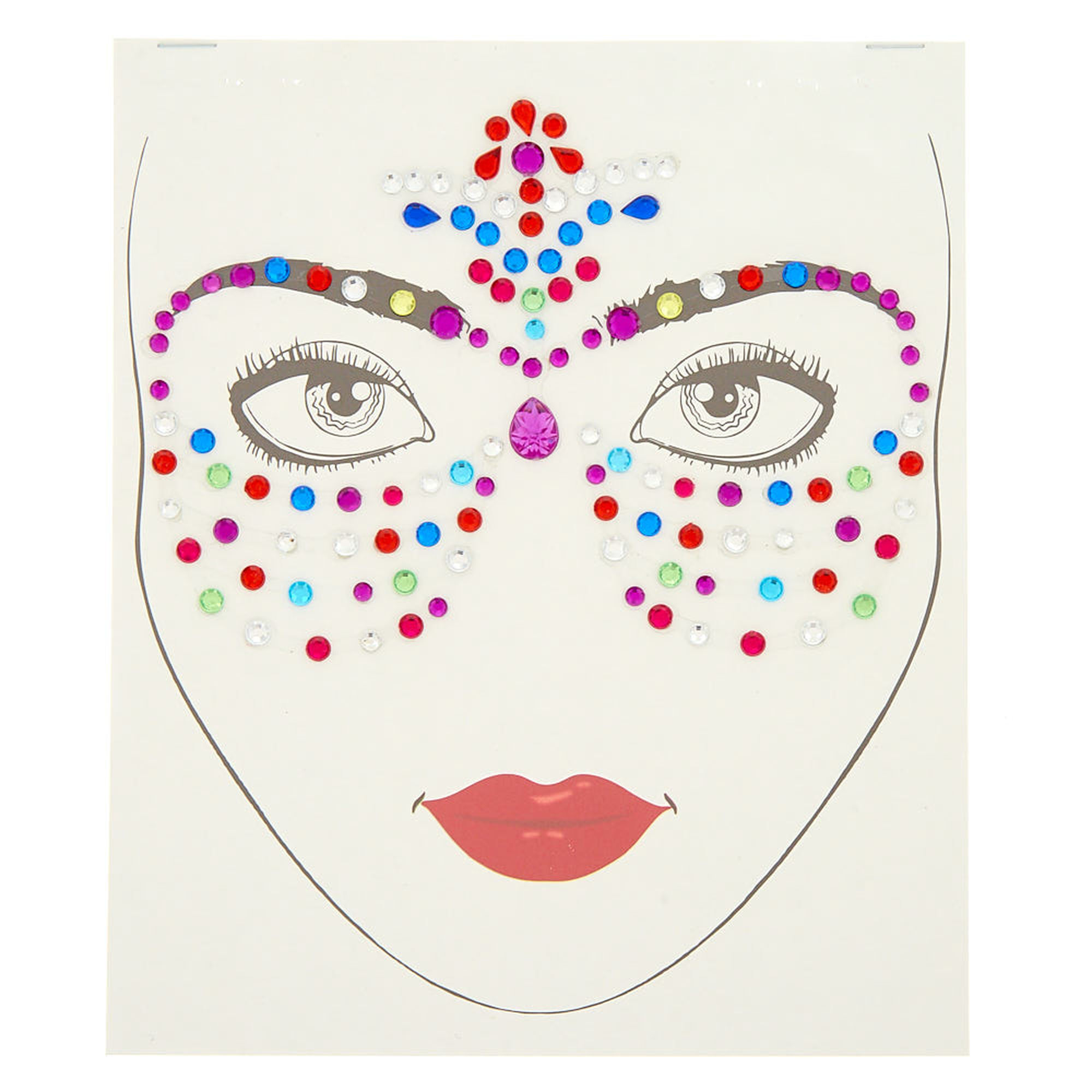 Claire's face gems store