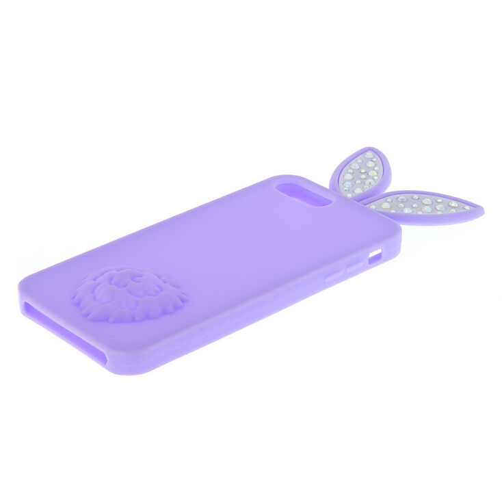 Bling Bunny Ears Silicone Phone Case - Fits iPhone 6/7/8,