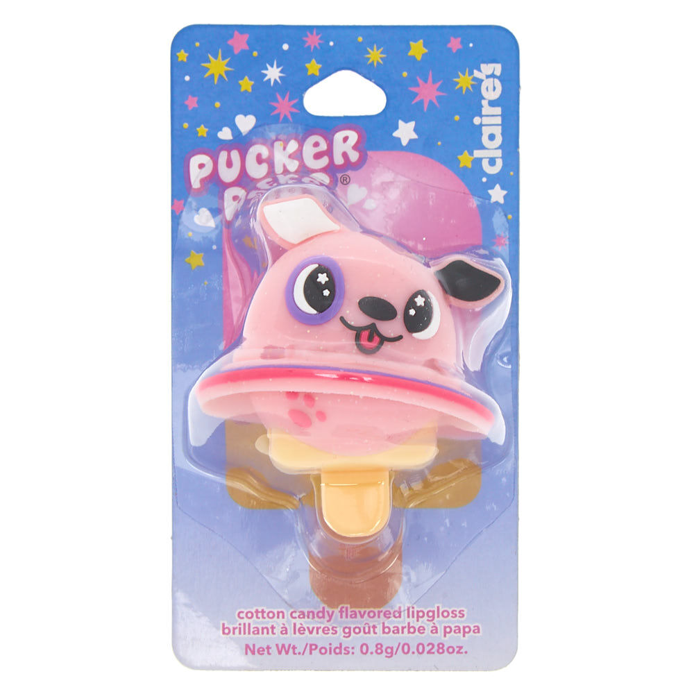 Pucker Pops Puppy Planet Lip Gloss - Cotton Candy,