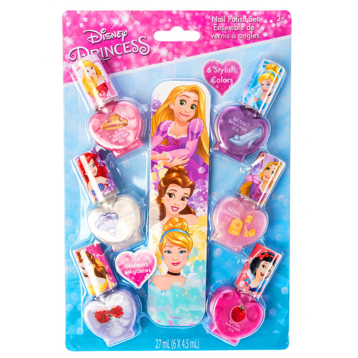Lot de vernis &agrave; ongles Disney Princess,