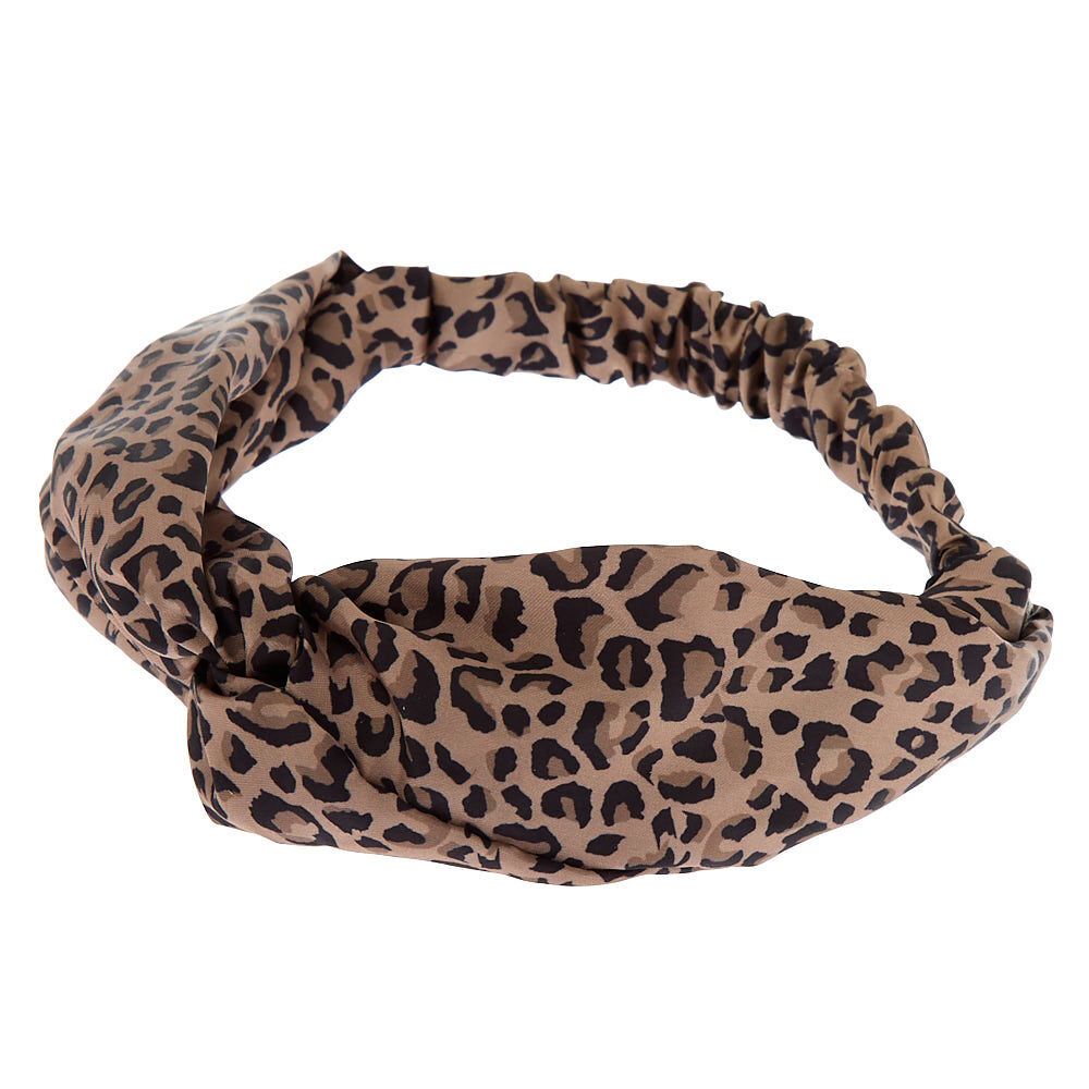 leopard print head wrap