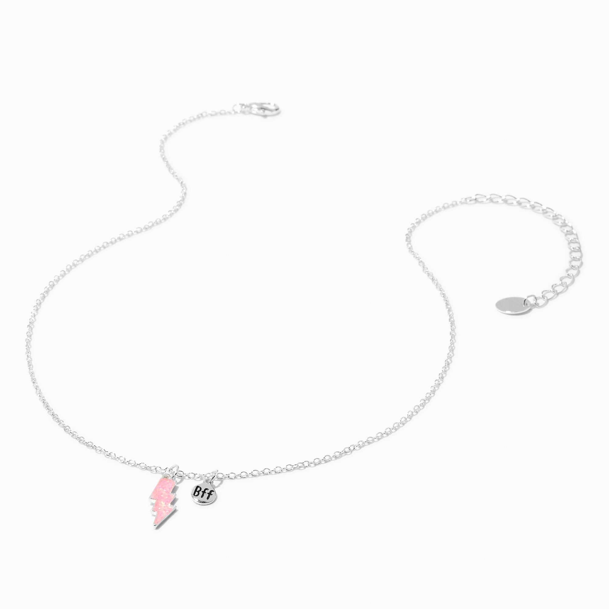 Best Friends Lightning Bolt UV Colour-Changing Pendant Necklaces - 3 Pack,