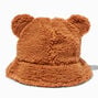 Brown Bear Sherpa Bucket Hat,