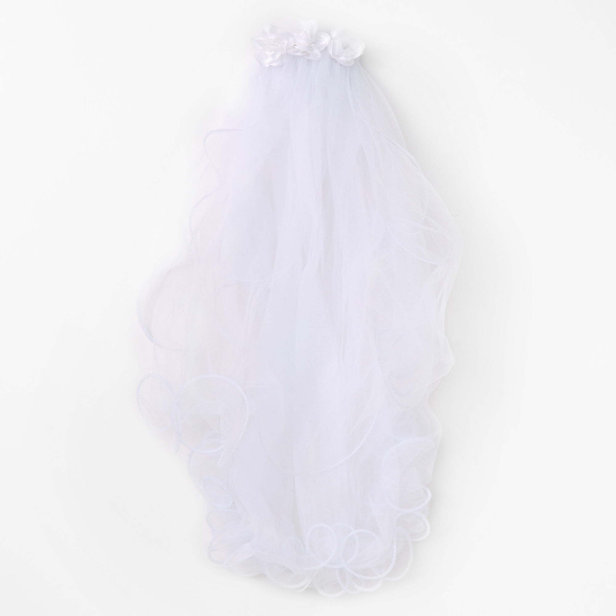 View Claires Club Special Occasion Pearl Floral Veil White information