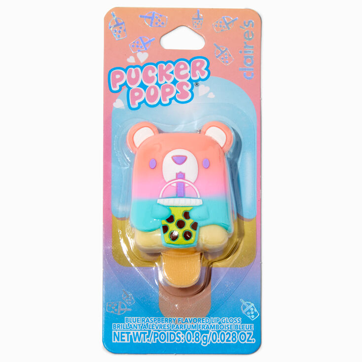 Gloss ours aux perles Pucker Pops&reg; - Framboise bleue,