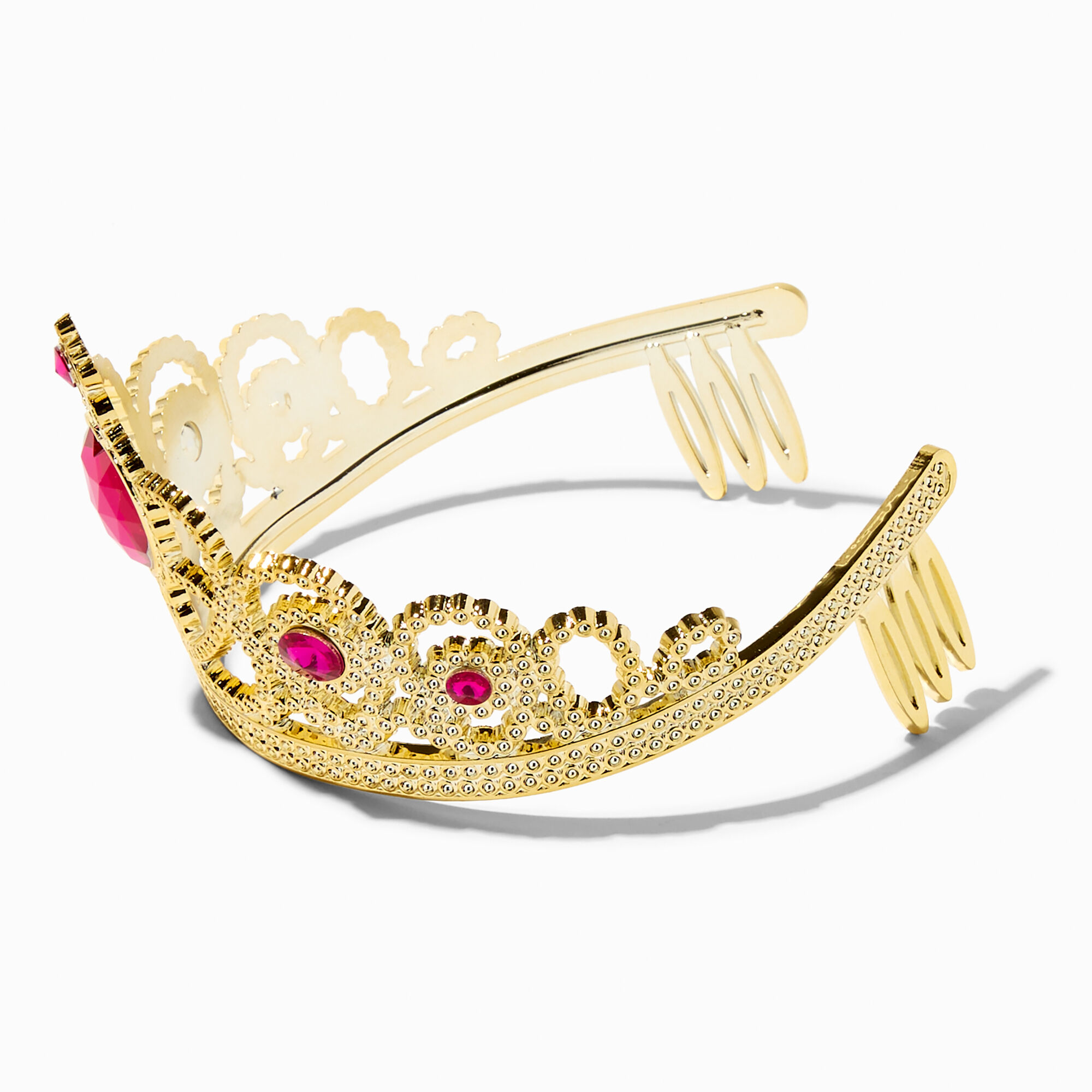 View Claires Club Heart Gold Crown Pink information