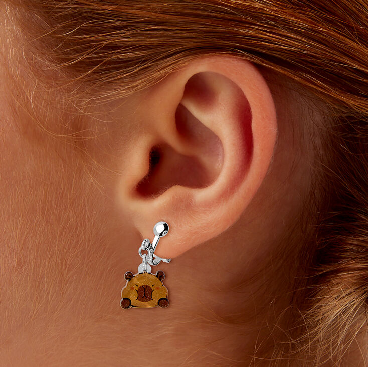 Capybara Clip-On Earrings,