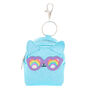 Porte-cl&eacute;s Cam la chatte turquoise,