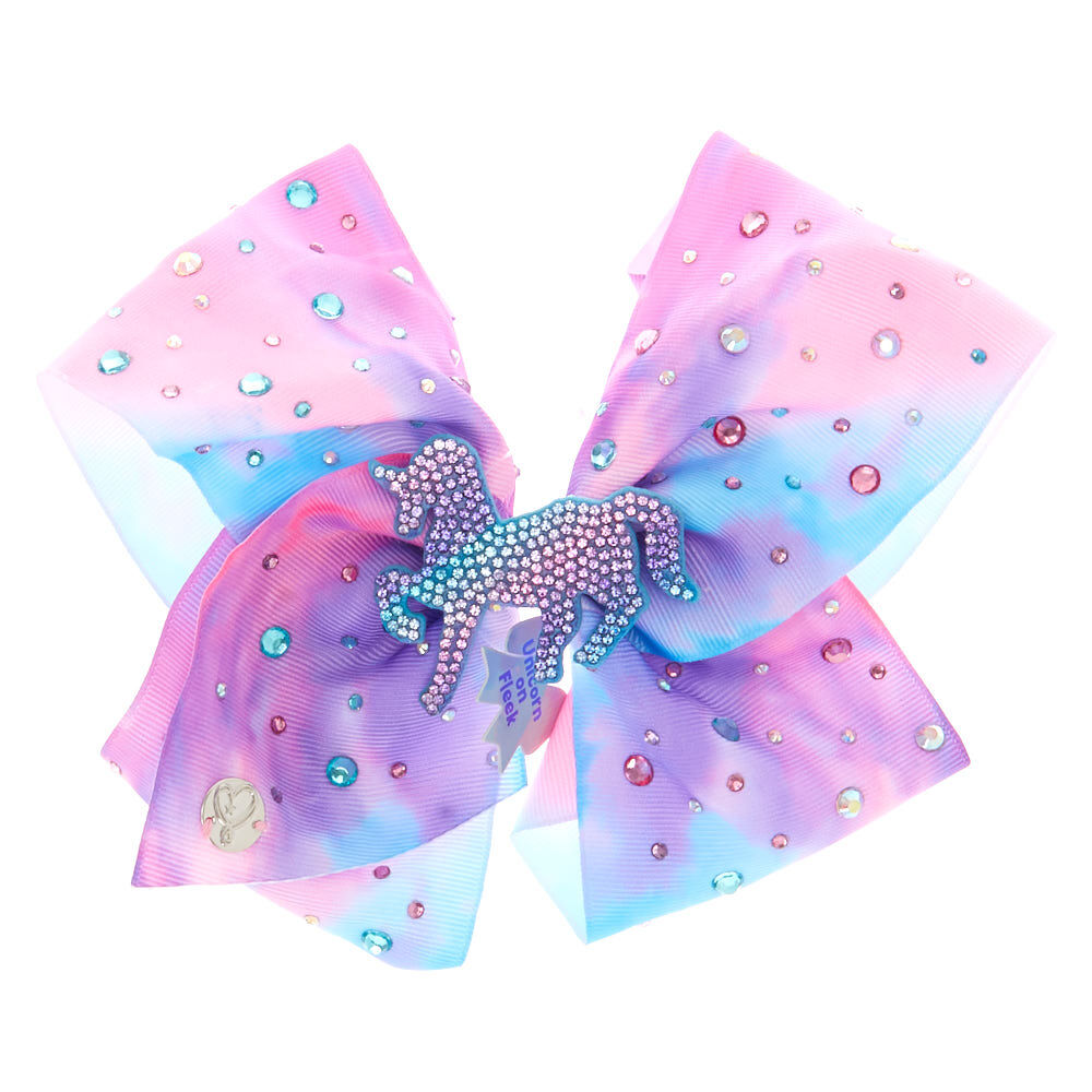 JoJo Siwa™ Large Unicorn on Fleek Signature Hair Bow - Purple,