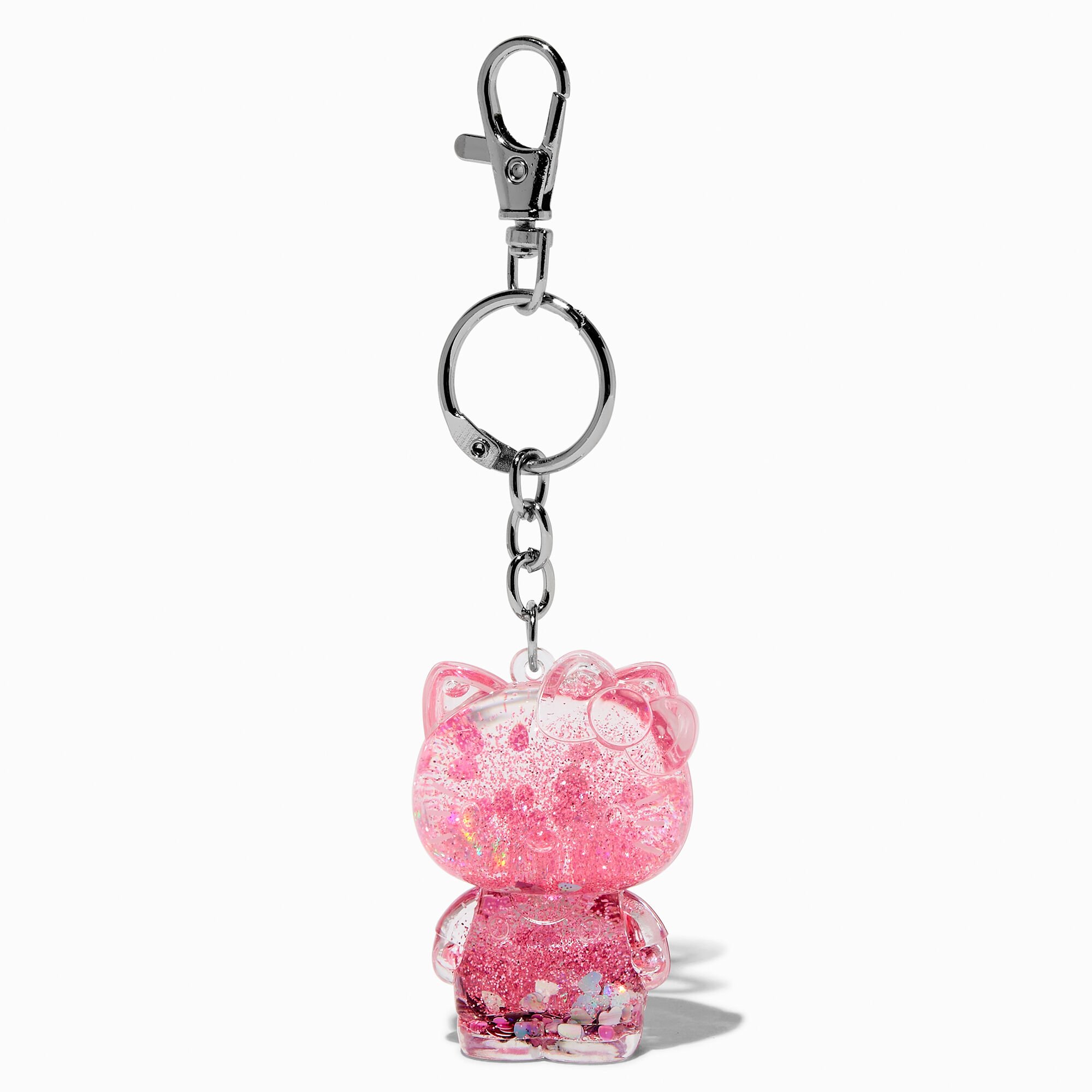 Hello Kitty® 50th Anniversary Claire's Exclusive Water-Filled Keyring,