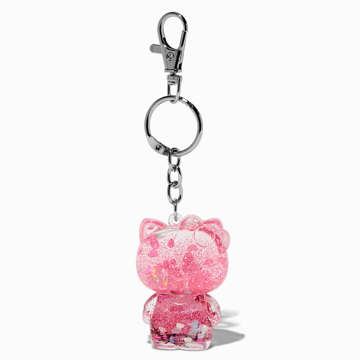 Hello Kitty&reg; 50th Anniversary Claire&#39;s Exclusive Water-Filled Keyring,