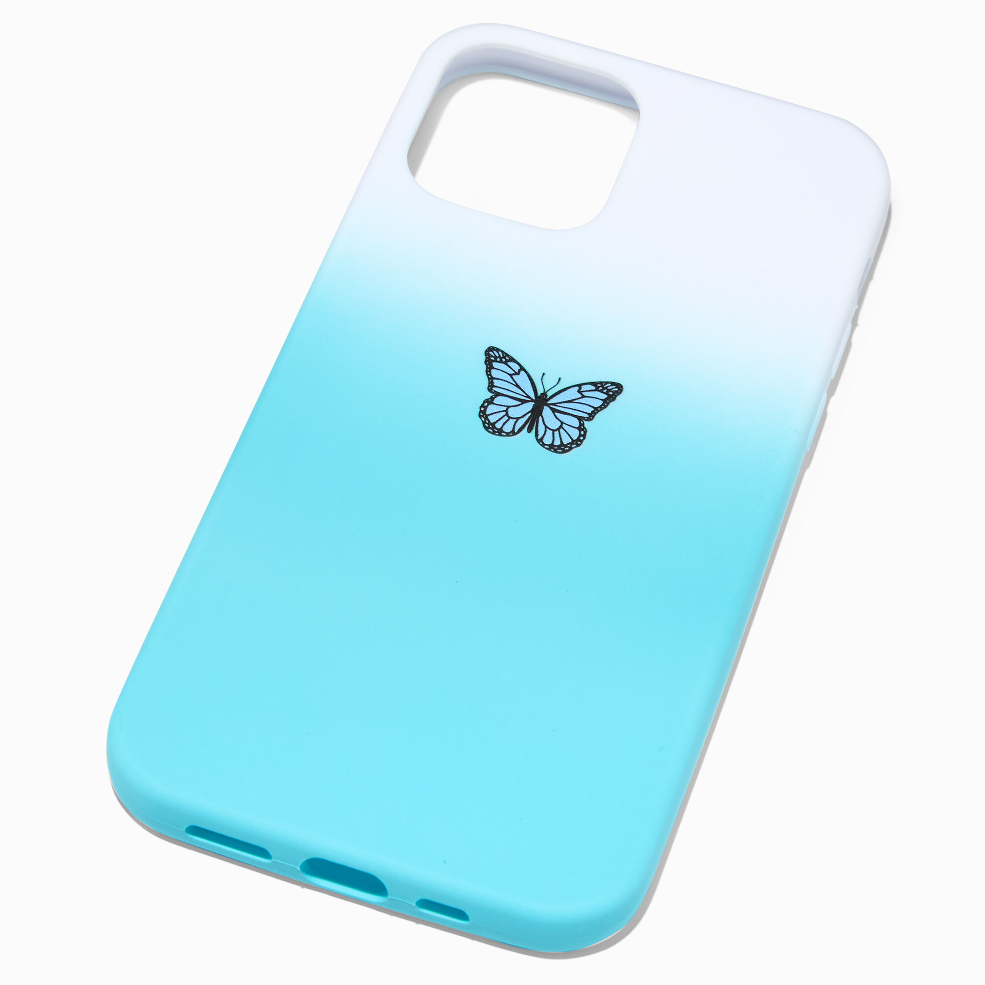 View Claires Ombre Butterfly Phone Case Fits Iphone 1212 Pro Blue information
