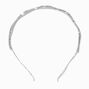 Silver Rhinestone Wavy Headband,