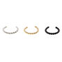Mixed Metal Braided Twist Faux Nose Rings,