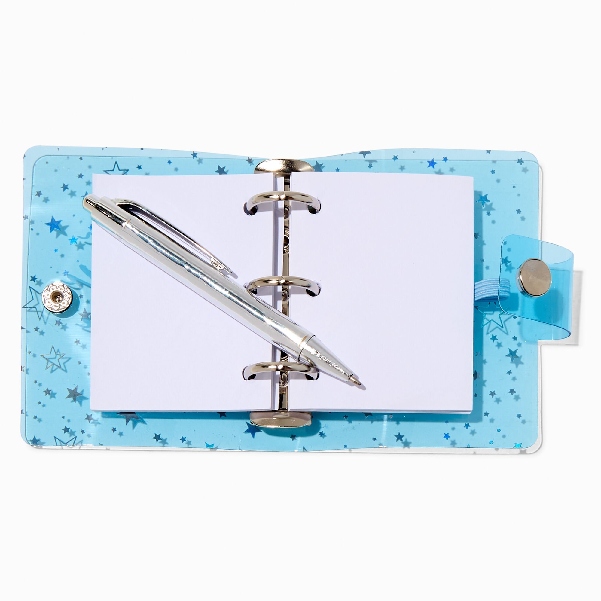 Silver Stars Inspirational Mini Journal Notebook,