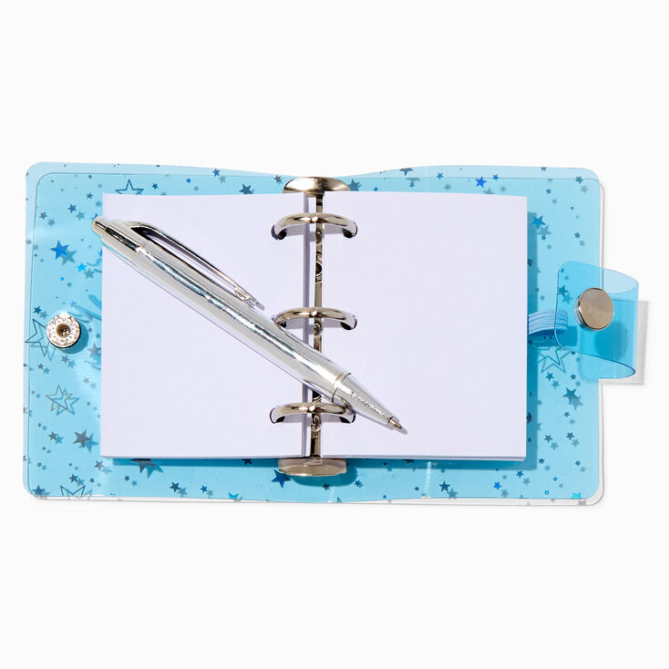 Silver Stars Inspirational Mini Journal Notebook,