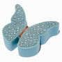 Embellished Blue Butterfly Hinged Box,