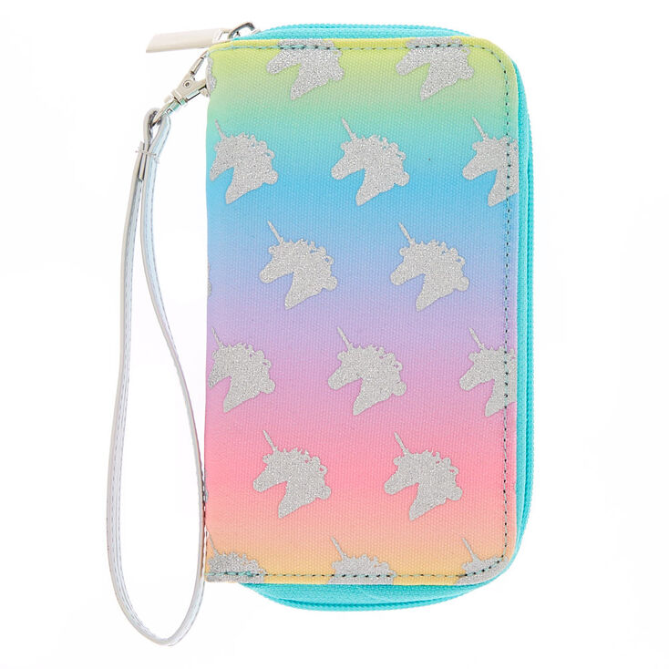 Pochette licorne arc-en-ciel - Turquoise,