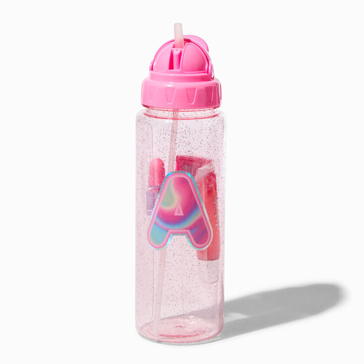 Initial Water Bottle Makeup Set - J,