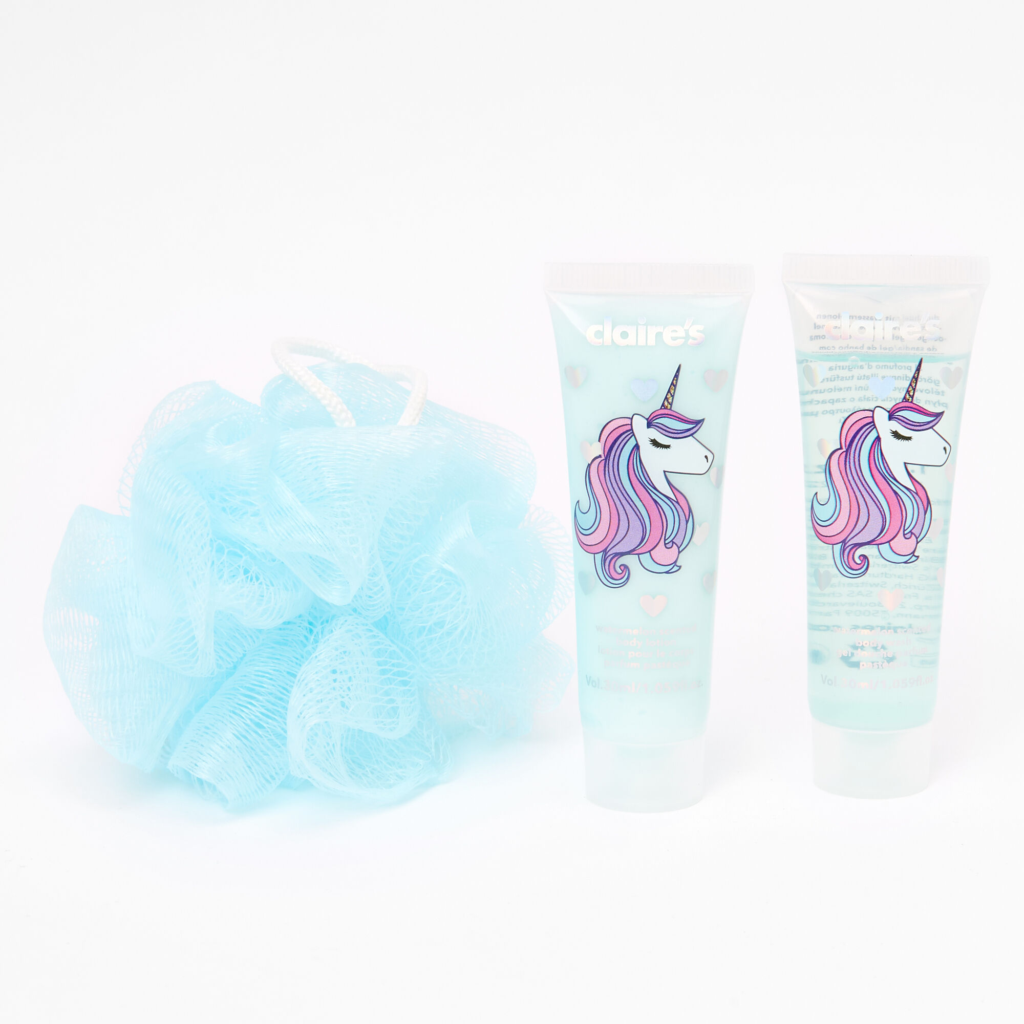 Miss Glitter the Unicorn Bath & Makeup Bag Set