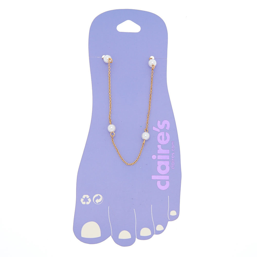 Ankle bracelet claire's hotsell